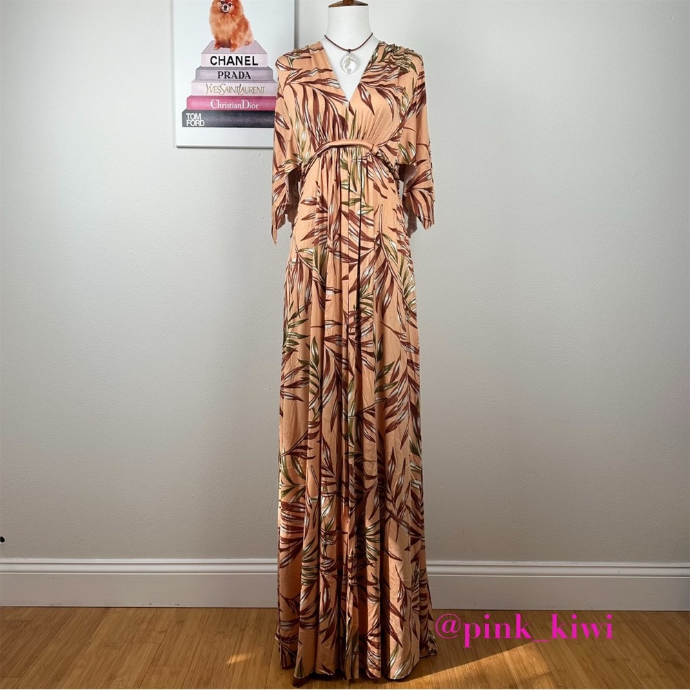 ⬇️REDUCED❗️Rachel Pally Palm Print Caftan Maternity Maxi Dress